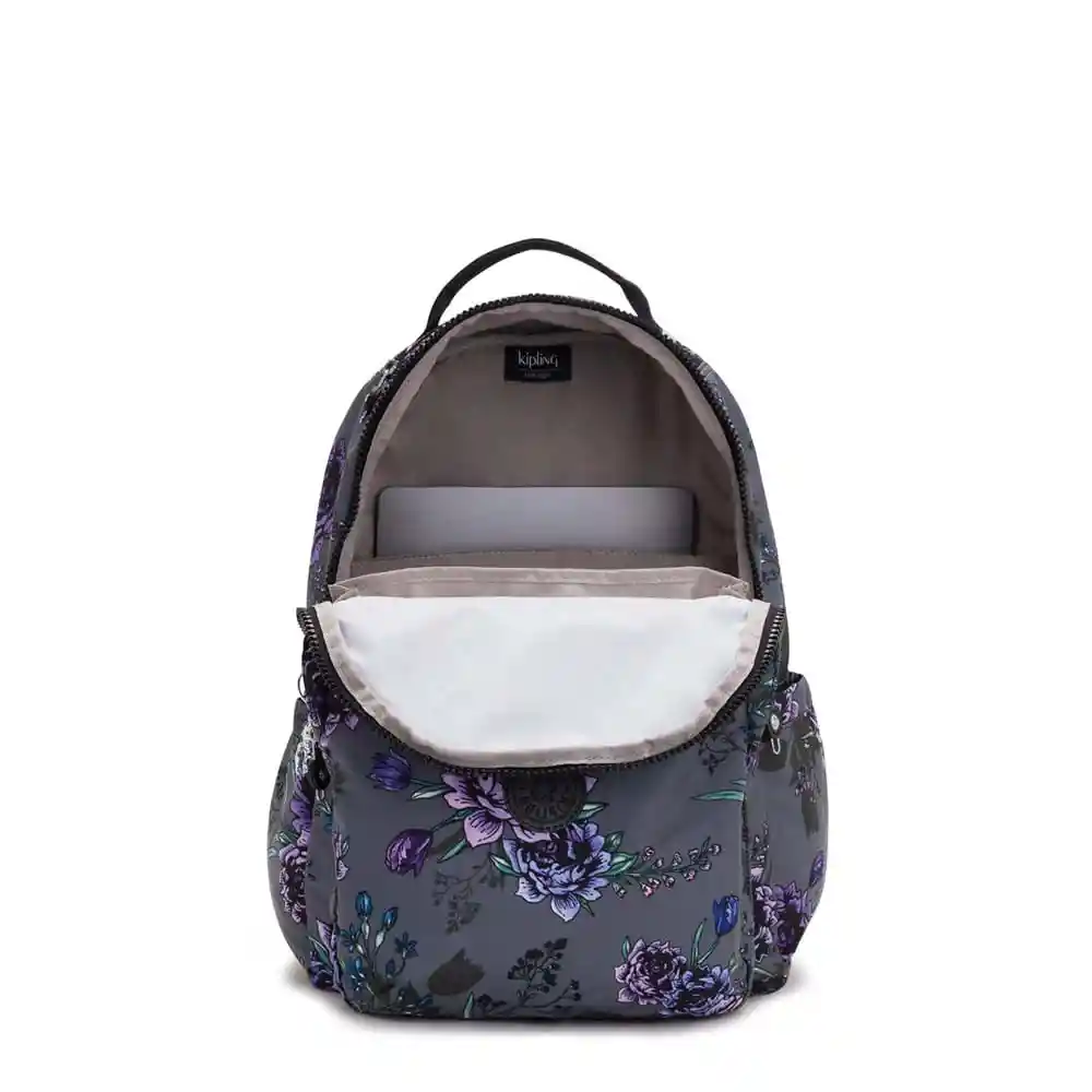 Kipling Morral de Mujer Seoul Con Estampado Gris