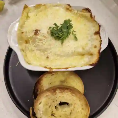 Lasaña Carbonara