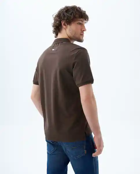 Camiseta Hombre Café Talla XXL 809F004 Americanino