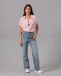 Camisa Mujer Rosa XL G10F050_ROS141909 Rifle