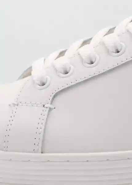 Tenis Metrolínea Blanco Talla 39 Hombre Mango