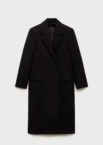 Abrigo Jil Negro Talla XS Mujer Mango