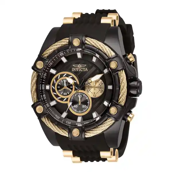 Invicta Reloj Hombre Oro Rosa Marrón 28017