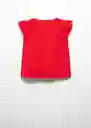 Blusa Malia Rojo Talla 10 Niñas Mango