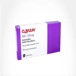 Clavulin Tabletas Recubiertas (500 mg / 125 mg)