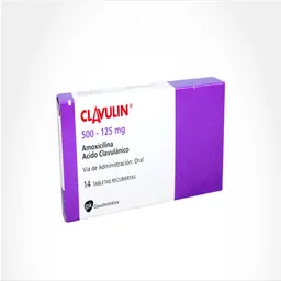 Clavulin Tabletas Recubiertas (500 mg / 125 mg)
