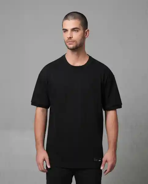 Camiseta Hombre Negro Talla L 102G000 Rifle