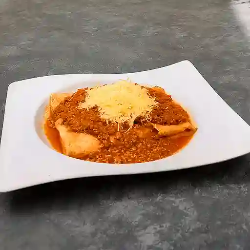 Crepe a la Boloñesa