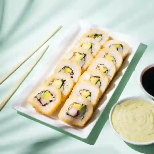 12 Bocados de Sushi Palmito Tempura