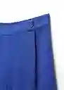 Pantalón Susi-H Azul Talla XS Mujer Mango