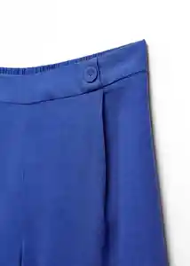 Pantalón Susi-H Azul Talla XS Mujer Mango