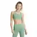 Adidas Top Tlrdim Lux Zip 223 Mujer Verde Talla 32B IT6655