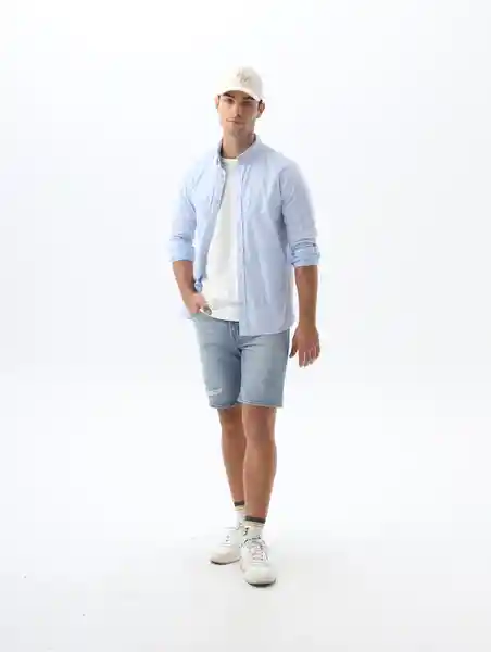 Bermuda Hombre Azul Talla 32 559f006 Americanino
