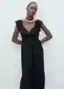 Vestido Ramona Negro Talla M Mujer Mango