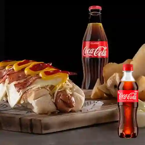 Combo Perro Criollo en Combo +Cocacola Orig 400ml