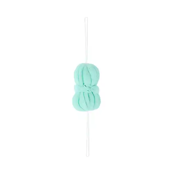 Esponja de Baño de Doble Bola Verde Claro Miniso