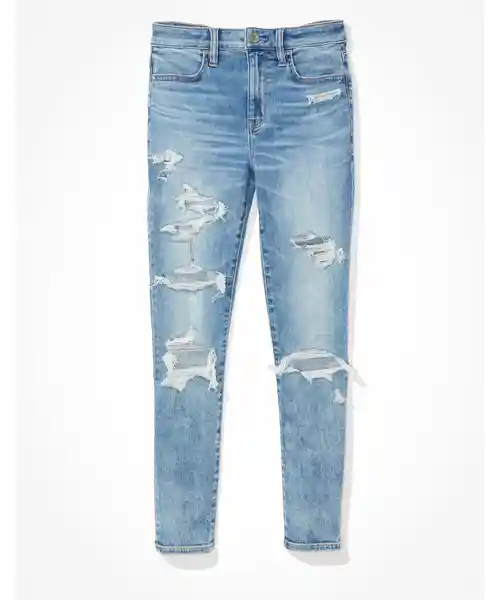 Jean Jegging Crop Mujer Azul Talla 8 Regular American Eagle