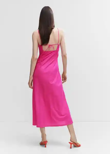 Vestido Maira Fucsia Talla S Mujer Mango