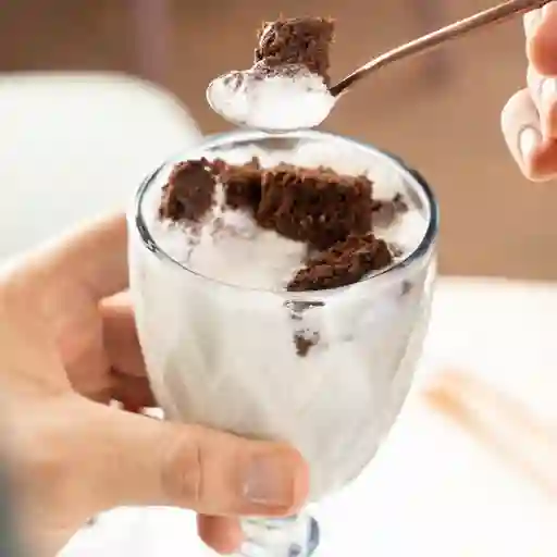 Malteada de brownie