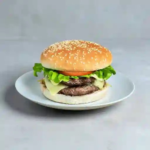 Hamburguesa Doble Carne Clásica