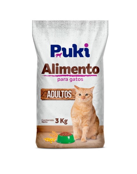 Pukí Alimento Para Gatos 3000 g