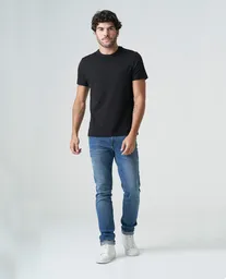 Camiseta Negro Talla L Hombre Americanino 840c000