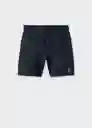 Short Tierra Navy Talla XL Hombre Mango