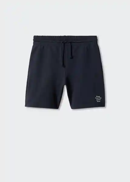 Short Tierra Navy Talla XL Hombre Mango