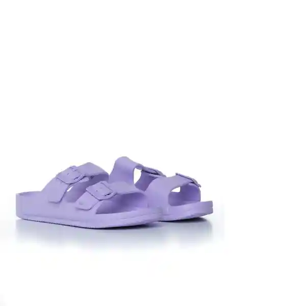 Sandalias Para Mujer Morado Claro 38 EVABIRKDAM People