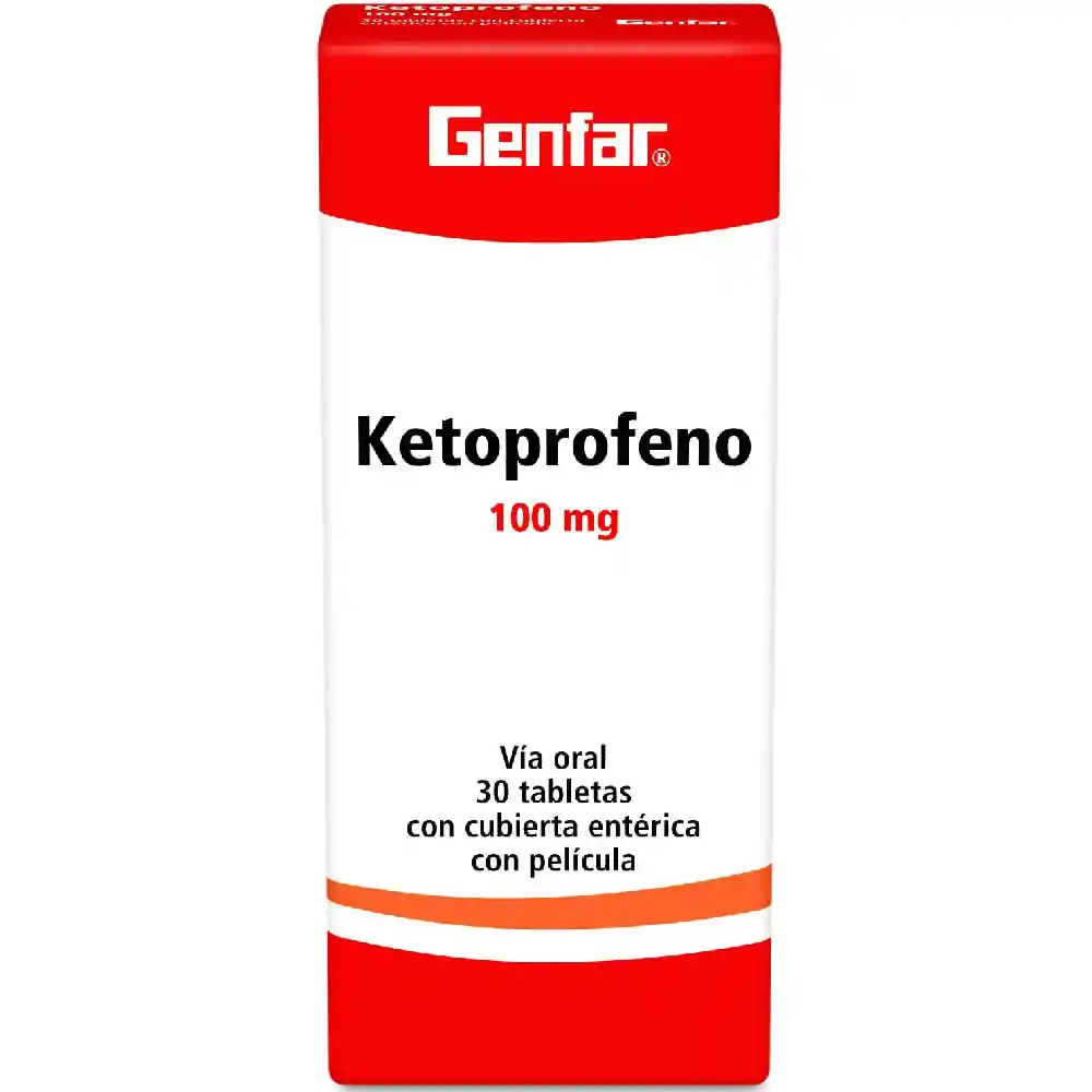 Genfar Ketoprofeno (100 mg) 
