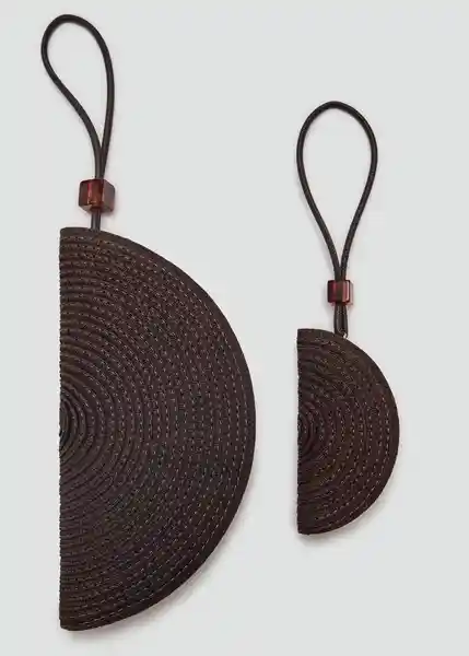 Neceser g Fan Chocolate Talla 99 Mujer Mango