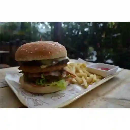 Hamburguesa de Carne Doble 250gr