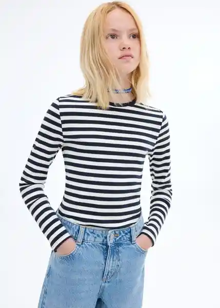 Camiseta Rory Navy Talla 12 Niñas Mango
