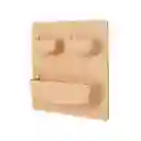 Organizador Plástico de Almacenamiento de Pared Amarillo Miniso