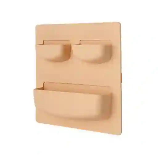 Organizador Plástico de Almacenamiento de Pared Amarillo Miniso