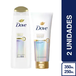 Combo Dove Shampoo + Dove Acondicinador Péptidos Reparación