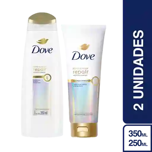 Combo Dove Shampoo + Dove Acondicinador Péptidos Reparación