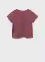 Camiseta Contrast Cereza Talla 14 Niñas Mango