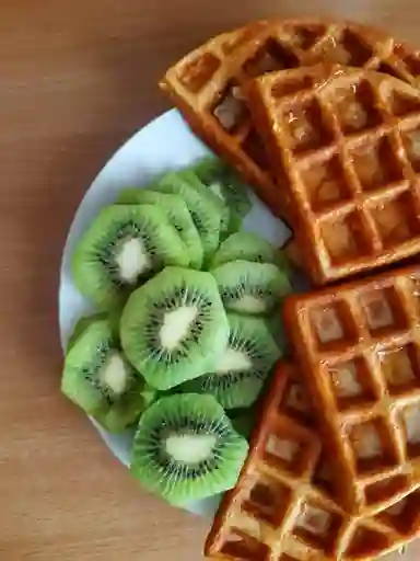 Waffle Kiwi, Manzana Verde