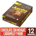 Jumbo Barras de Chocolate Flow con Nougat Maní y Caramelo