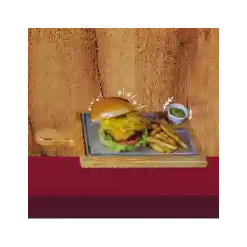 Combo Hamburguesa Hawaiana