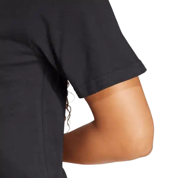 Adidas Camiseta T Met Manga Corta Lifestyle Mujer Negro Talla S