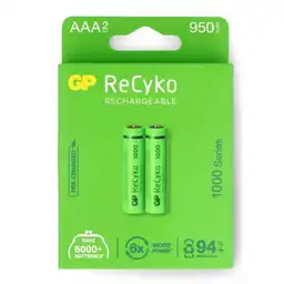 Gp Pilas Aaa Recargables De 1.000 Mah