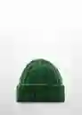 Gorro Rina Verde Talla 99 Mujer Mango