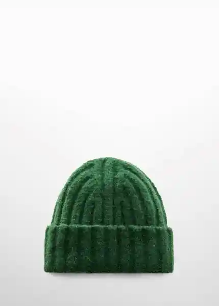 Gorro Rina Verde Talla 99 Mujer Mango