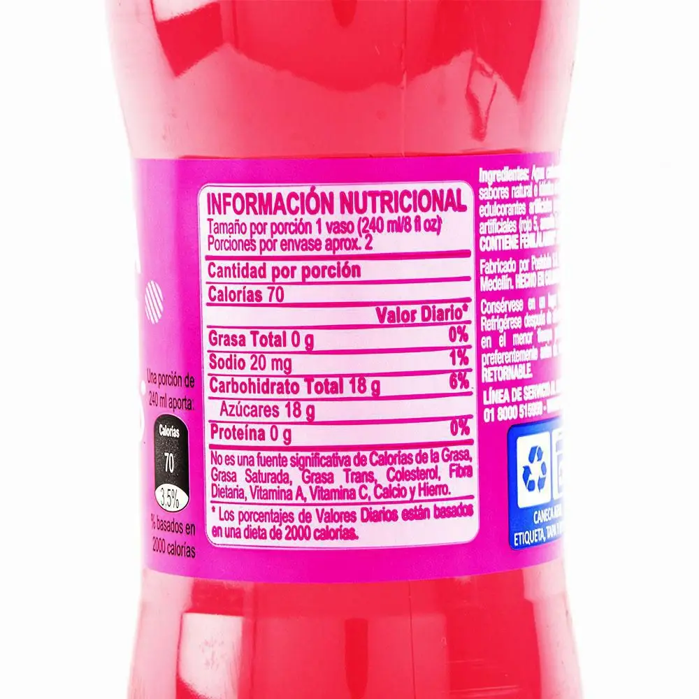 Postobón Gaseosa Manzana 