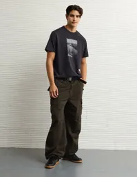 Camiseta Hombre Negro Talla Medium 4659094 American Eagle