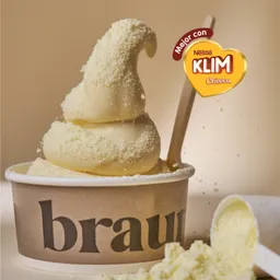 Helado Vainilla Braun Mejor con Klim