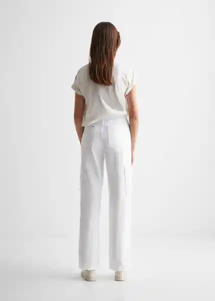 Pantalón Jean New Cargo Off White Talla 22 Mango Teen Girl Mango