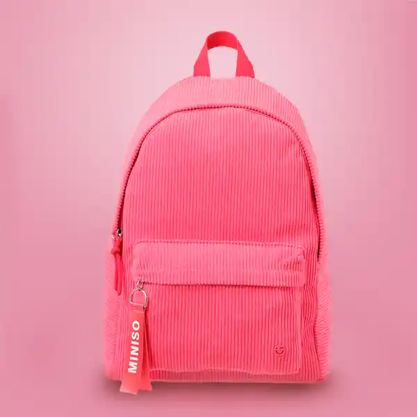 Maleta de Pana Rosa Serie Miniso